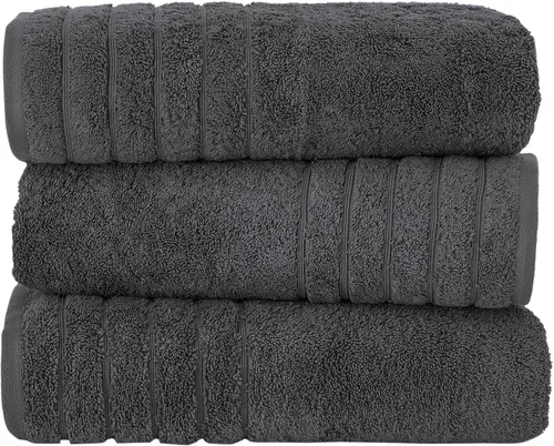 Vista 31 de Towels Beyond - Juego de toallas de lujo de 4 piezas, fabricadas con 100% algodón turco, altamente absorbentes y cómodas, incluye 2 toallas de baño
