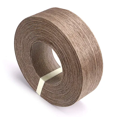 Vista 2 de Skelang Cinta de madera de nogal, para planchar, con adhesivo termofusible, cinta de madera flexible (2 pulgadas x 50 pies)