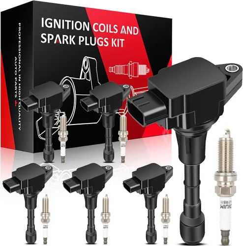 Vista 46 de SCITOO Paquete de bobinas de encendido para Pontiac Montana 3.4L 1999-2005 para Grand Prix 3.8L 1997-2008 para Oldsmobile Alero 3.4L 1999-2004