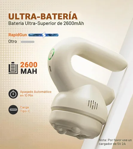 Vista 7 de Prime - Mini masajeador de terapia orbital de mano, masajeador de tejido profundo giratorio y vibratorio, herramienta de masaje ajustable