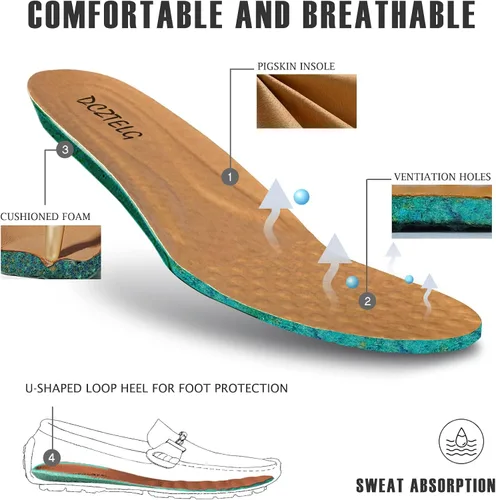 Vista 5 de DCZTELG Mocasines Penny para hombre, informales, sin cordones, cómodos, para conducir, barcos