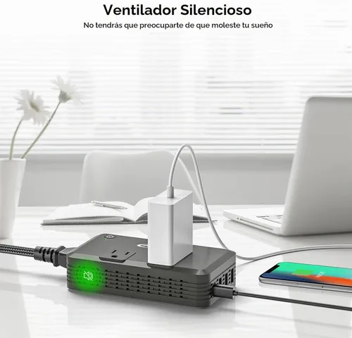 Vista 7 de Key Power Convertidor de voltaje de 220v a 110v de EE. UU. a Europa