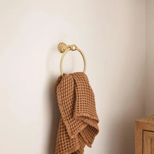 Vista 5 de Moen Weymouth YB8486BG - Toalla de mano de baño de oro cepillado
