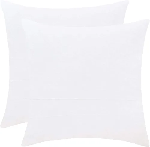 Vista 5 de The White Petals Fundas de almohada marrones (terciopelo sintético sólido, 16 x 16 pulgadas, paquete de 2)