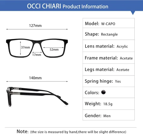 Vista 6 de OCCI CHIARI - Gafas de metal para hombre