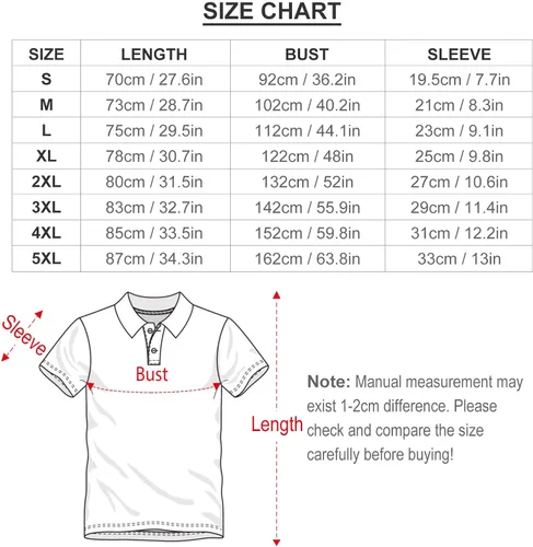 Vista 6 de American Bully Dog Men's Polo Shirt Regular-Fit Short Sleeve T-Shirt Stretch Top