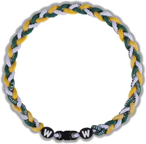 Vista 30 de Willtok Collar de béisbol prémium de 18 pulgadas con cuerda trenzada de nailon con diseño Tornado