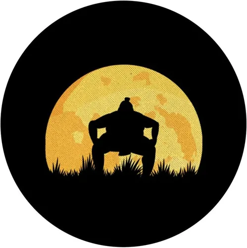 Vista 3 de Retro Sumo Wrestler Gift PopSockets PopGrip: agarre intercambiable para teléfonos y tabletas