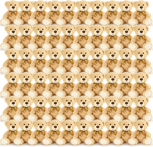 Vista 36 de MorisMos 10 Osos de Peluche a Granel para Baby Shower, Osos de Peluche Lindos de 14 Pulgadas Animales de Peluche de Felpa, Pequeños Osos de Peluche
