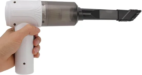 Vista 7 de TOPINCN Aspiradora portátil para automóvil, inalámbrica de mano, succión de 12000 Pa, doble uso en seco y húmedo, recargable por USB, material ABS