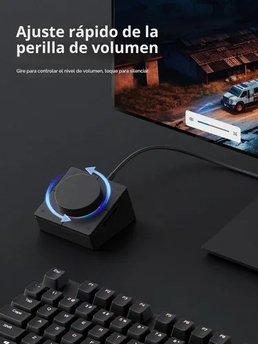 Vista 3 de Concentrador USB C de Hagibi con botones de acceso directo, estación de acoplamiento RGB tipo C con HDMI 4K@60Hz, PD de 100W, USB-C de 5Gbps, 2