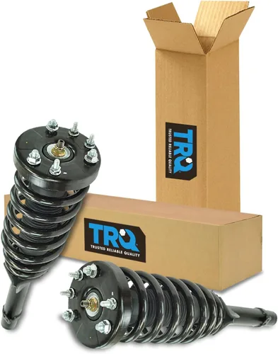 Vista 23 de TRQ - Conjunto de puntal delantero y resorte helicoidal (lados del conductor y del pasajero), para auto