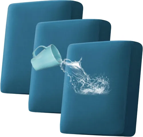 Vista 10 de H.VERSAILTEX Fundas elásticas para sillones, fundas de cojín de sofá, fundas elásticas 100% impermeables, con tela gruesa de doble forro polar