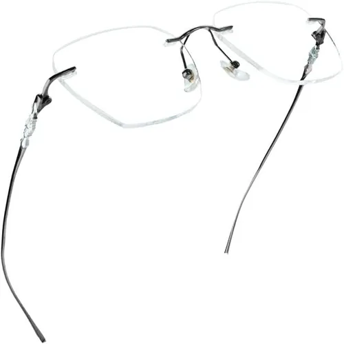 Vista 21 de LifeArt Pure Titanium Frame Glasses/Blue Light Blocking Reading Glasses, Reduce Eyestrain, Stylish for Men and Women