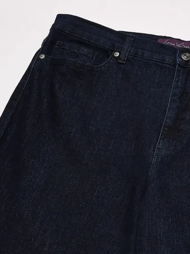 Vista 4 de Gloria Vanderbilt - Amanda - Jeans clásicos de tiro alto y corte cónico para mujer, talla petite