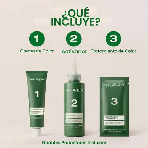 Vista 2 de Naturigin coloración permanente para cabello, Café Cobre