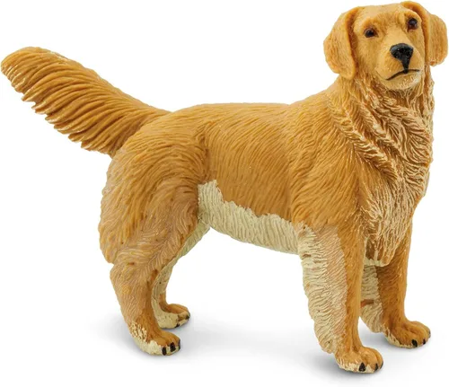 Vista 6 de Safari Ltd. Figura de Golden Retriever – Figura detallada de modelo de plástico de 4.5 pulgadas – Divertido juguete educativo para niños, niñas
