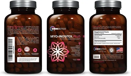 Vista 3 de Myo-inositol Plus™ con D-Chiro-Inositol Caronositol® (DCI) Promueve la hormona del equilibrio y función del ovario Apoyo neurológico Formulado