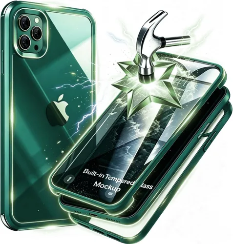 Vista 15 de Funda para iPhone 11 con protector de pantalla [vidrio templado 9H integrado], protección de cuerpo completo 360 de doble capa protectora