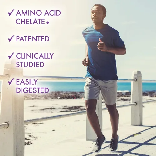 Vista 4 de Bluebonnet Nutrition Albion Magnesio Quelado Tamponado 200 mg, Óxido de Magnesio, Alivio del Estrés, Vegano, Sin OGM, Sin Gluten, Sin Soja, Sin