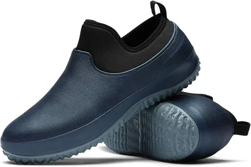 Vista 16 de CERYTHRINA Zapatos de chef unisex profesionales resistentes al aceite al agua para enfermería, antideslizantes, impermeables, zapatos de trabajo