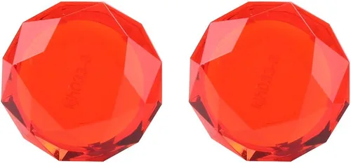 Vista 2 de Joystick Cover Silicone Controller Joystick Button Cap Crystal Appearence (Red)