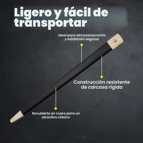 Vista 6 de SZCO Supplies - Espada vikinga real, espada de acero inoxidable de 36.5 pulgadas con pomo y protector de latón, mango de cuero y vaina, espada