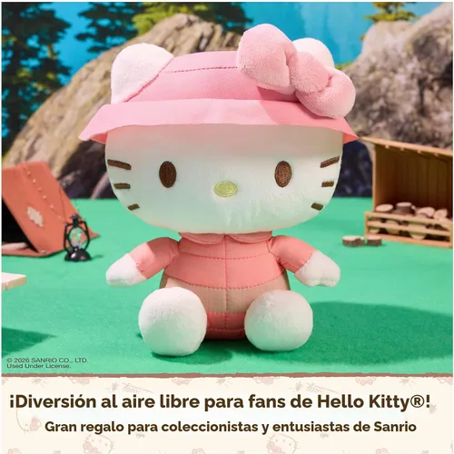 Vista 2 de GUND Sanrio Hello Kitty - Juguete de peluche de 6 pulgadas con traje