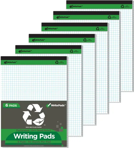 Vista 13 de KAISA Blocs de notas de tamaño legal amarillos 12blocs, hojas en papel reciclado de 5 x 8 pulgadas, con líneas estrechas, papel rayado pequeño
