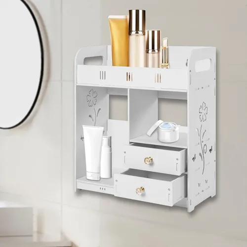 Vista 2 de Armario de pared para baño, gabinete de medicina, gabinete de baño, armario de pared de baño, armarios de pared para almacenamiento de baño con cajón