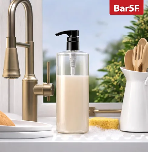 Vista 8 de Bar5F Dispensador de jabón corporal de 32 oz para ducha con bomba, grande