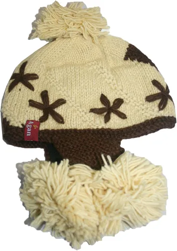 Vista 4 de Agan Traders Gorro de punto grueso para mujer, con forro polar, cálido, grueso, con solapa para las orejas, para clima frío