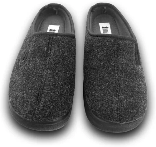 Vista 7 de Pantuflas para hombre recicladas, cómodas, suaves, para exteriores, pantuflas de interior..