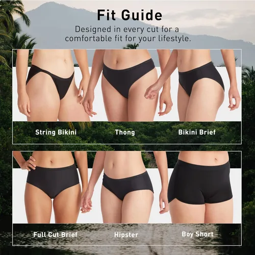 Vista 11 de ExOfficio Give-N-Go 2.0 - Calzones de bikini para mujer, transpirables, duraderos, de fácil cuidado, ropa interior de viaje
