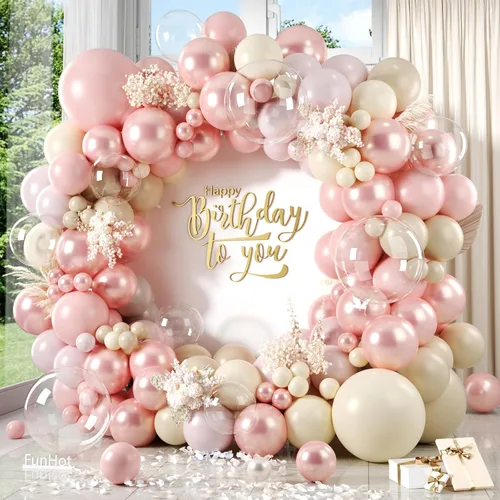Vista 15 de FunHot Kit de arco de globos azules y plateados, kit de guirnalda de globos de color azul metálico y blanco plateado con globos de aluminio