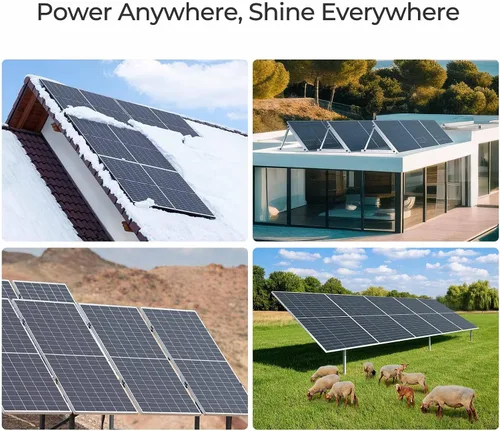 Vista 6 de Renogy Paneles solares de 1180 W, 2 unidades de 590 W, tipo N, panel solar bifacial monocristalino 16BB 25% de alta eficiencia de conversión
