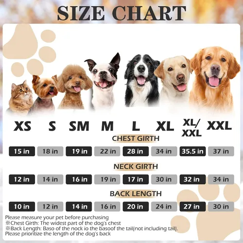 Vista 2 de EXPAWLORER Sudaderas con capucha para perros - Sudadera suave y cálida de otoño e invierno con agujero para correa, ropa de invierno y otoño