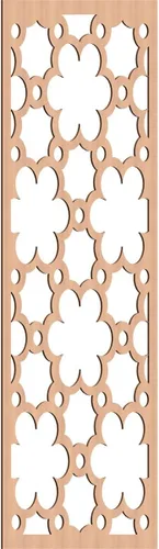 Vista 33 de 9 3/8"W x 24 3/8"H x 1/4"T Southgate Decorativos Paneles De Pared De Madera Calado, Abedul