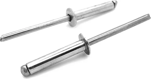 Vista 9 de BCP Fasteners 100 remaches ciegos de acero inoxidable 304 (#6-8) 3/16" diámetro x 1/2" agarre (BCP181)