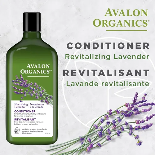 Vista 2 de Avalon Organics Acondicionador, lavanda nutritiva, 11 onzas