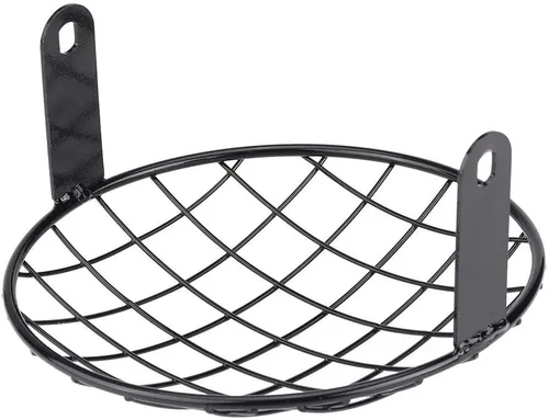 Vista 5 de Moto Lighthouse Grid Gorgeri Black 8 pulgadas parrilla de malla para faros delanteros, parrilla de montaje lateral, máscara para Cafe Racer