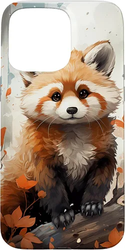Vista 31 de Cute Red Panda, Red Panda Lover Case for iPhone 17