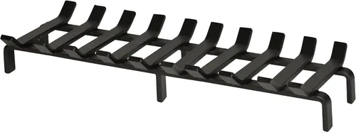 Vista 7 de SteelFreak Rejilla de acero resistente de 13 x 10 pulgadas para estufa de leña y chimenea, fabricada en los Estados Unidos