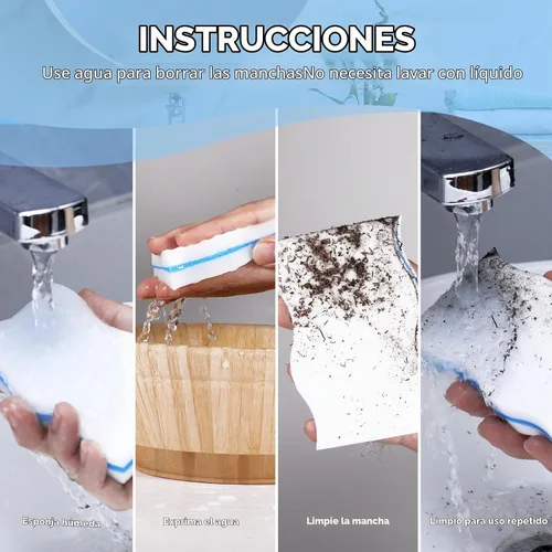 Vista 5 de SiliFine Magic - Borrador de esponja extra duradero de 3 capas de densidad, almohadillas de limpieza a granel gruesas y duraderas para baño, cocina