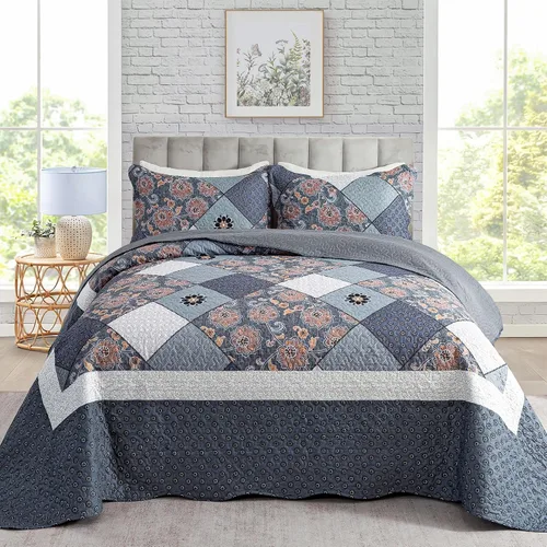 Vista 41 de Travan Juegos de Edredón de 2 Piezas Twin con Sham, Ropa de Cama de Gran Tamaño, Colcha Reversible, Juego de Cubrecama Suave, Tamaño Twin