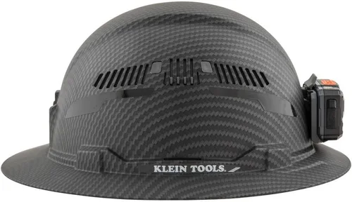 Vista 12 de Klein Tools KARBN Full Brim Vented Hard hat, Class C, Premium Comfort and Jobsite Protection