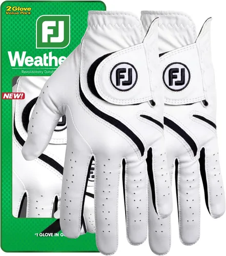 Vista 5 de FootJoy Men's WeatherSof 2-Pack Golf Glove