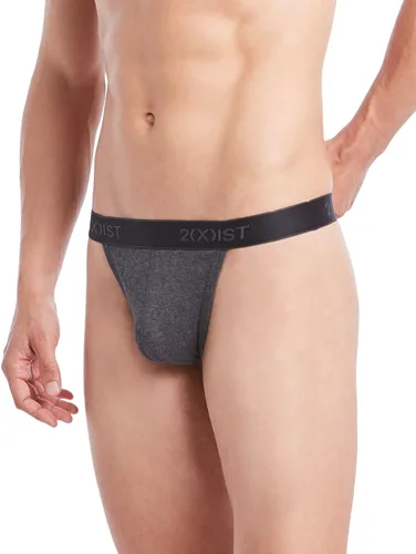 Vista 3 de 2(X)IST Tanga de algodón esencial con espalda en Y para hombre, paquete de 3