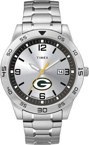 Vista 13 de Timex Tribute Reloj de cuarzo para hombre Citation de 42 mm con correa de acero inoxidable