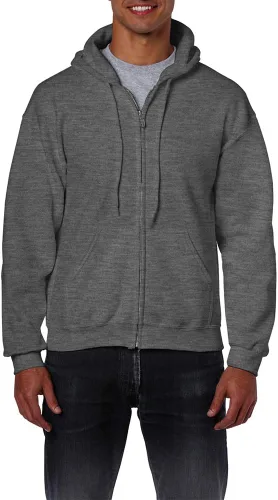 Vista 60 de Gildan Sudadera con capucha y cremallera completa para hombre